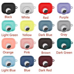 Étui de protection en Silicone souple 2 en 1 pour <span class=keywords><strong>AirPods</strong></span> <span class=keywords><strong>Pro</strong></span> Air Tag Holder Combo, anti-rayures, Anti-chute, Anti-perte, Offre Spéciale - Product Image 3