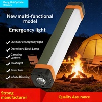 Lampe d'urgence LED rechargeable pour extérieur, étanche IP65, pour camping et travaux d'entretien, avec commande par bouton