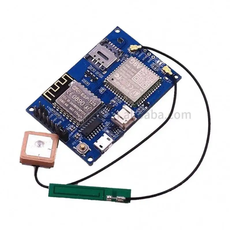 ESP8266 ESP-12S A9G Quad-Band GSM GPRS + GPS IOT โมดูล V1.0โหนดไอออทบอร์ดพัฒนาสัญญาณ Wifi + Cellular + GPS 850/900/1800/1900MHz