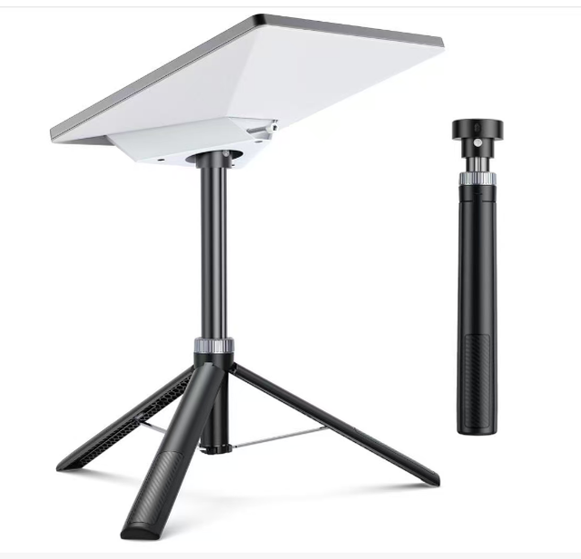 Adjustable Extendable Tripod Stand for Starlink Mini Dish, Portable Foldable Telescopic Table Top Mount Holder