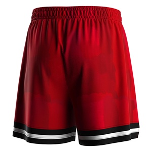 Shorts de <span class=keywords><strong>basket</strong></span>-ball en polyester durable pour hommes, vêtements de sport à séchage rapide, panneaux en mesh pour les jeux et les entraînements de haute intensité - Product Image 2