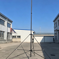 Mât d'antenne télescopique en fibre de carbone pour équipement de communication par satellite, support de signal extérieur et applications de montage