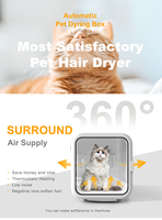 NOUVEAU Vente à chaud Machine automatique de toilettage de poils d'animaux de compagnie Sèche-linge professionnel pour chat Salle sèche pour chien Toilettage sous vide