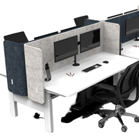 Écran de séparation acoustique portable pour bureau, cloison de protection contre le bruit et les perturbations, écran de confidentialité pour table