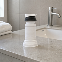 Tuyau d'évacuation des eaux usées télescopique en PVC HJSJ, tube de vidange de toilette, connecteur flexible, salle de bain, facile à nettoyer et à installer, durable, réglable, OEM