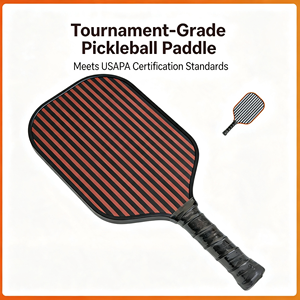 Paleta de Pickleball GQK, Forma Estándar, Color Sólido, Madera de Álamo, Núcleo de Panal, Ligera, Agarre Antideslizante, Diseño sin Bordes - Product Image 3