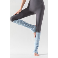 Jambières tricotées sur mesure en coton doux, très extensibles, avec découpe au niveau du pied, pour le yoga, la danse, le fitness, fabricant OEM ODM