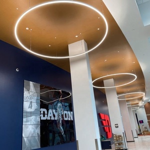 OEM 4000K Hình Dạng Sóng Tùy Chỉnh Treo Trực Tiếp Phát Ra Ánh Sáng Mặt Dây Chuyền <span class=keywords><strong>LED</strong></span> Tuyến Tính Với DALI Có Thể Điều Chỉnh Độ Sáng Với Bộ Khuếch Tán Có Thể Xoay - Product Image 6