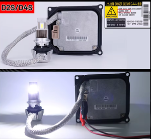หลอดไฟ LED อัตโนมัติ ADT D2/D2S/D2R สีขาวสว่างพิเศษ 80w ชุดแปลงไฟหน้า LED แบบ Canbus Decoding - Product Image 5
