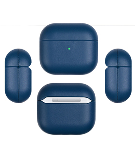 Funda para Auriculares con Revestimiento de PU de Grano Fino, Forro de Microfibra, Recortes Precisos para <span class=keywords><strong>AirPods3</strong></span>, AirPods Pro, Pro2 - Product Image 2