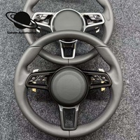 Volant en fibre de carbone pour Porsche 981 991 992 718 Macan Panamera 971 Cayenne Taycan Boxster Cayman GT Macan