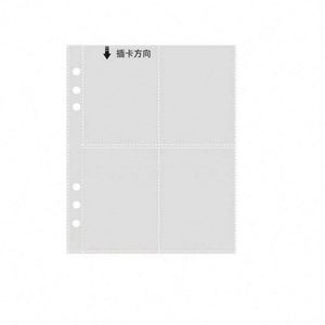 Pochette transparente pour documents et argent, organiseur de budget à 6 anneaux avec fermeture éclair pour classement - Product Image 4