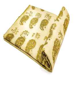 Tissu en coton imprimé à la main, motif ethnique élégant, pour vêtements, ameublement, artisanat et usage en boutique - Product Image 3