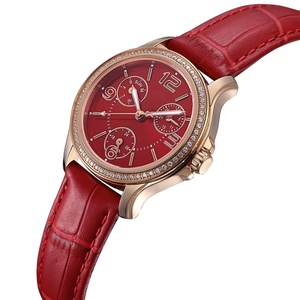 Montre à <span class=keywords><strong>quartz</strong></span> multifonction pour femme, bracelet en cuir, style <span class=keywords><strong>vintage</strong></span>, diamant, 32 mm, 16 mm, <span class=keywords><strong>SEIKO</strong></span>, vente en gros, personnalisable, marque 2026 - Product Image 1