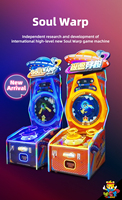 Dinibao nouvelle machine de jeu de billets d'arcade machine de jeu vidéo ronde de rachat de chaîne d'âme