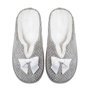 <span class=keywords><strong>Zapatillas</strong></span> cómodas de espuma viscoelástica para <span class=keywords><strong>mujer</strong></span>, pantuflas con forro de piel sintética, zapatilla deslizante para <span class=keywords><strong>casa</strong></span> con punta cerrada - Product Image 2