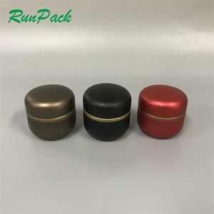 Customized Round Portable Coffee Spice Tea Matcha Metal Canister Tinplate Aluminium Can Tin Caddy for Food Cookie Tea Cans