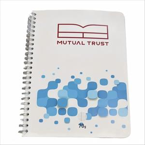 Blocchi Note con Spirale Personalizzati, 50 Fogli, Copertina Rigida in Cartone, Formato 8.5'' X 11'', per Università e Ufficio - Product Image 1
