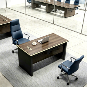 <span class=keywords><strong>Bureau</strong></span> de direction moderne avec <span class=keywords><strong>tiroir</strong></span>, poste de travail informatique en bois, ensemble de mobilier de <span class=keywords><strong>bureau</strong></span> pour usage domestique et commercial - Product Image 3
