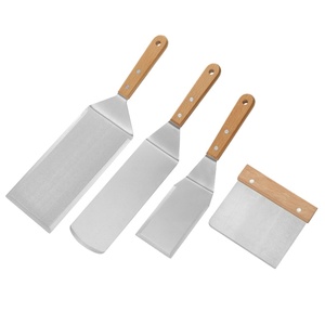Juego de Utensilios para Asar de Alta Calidad, Accesorios de Barbacoa de Acero Inoxidable, Juego de Espátulas para Parrilla - Product Image 1