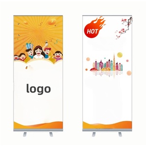 Pantalla enrollable de desplazamiento retráctil de aluminio para exteriores de alta calidad, soporte publicitario portátil económico - Product Image 3