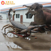 2024 Laufender Lebensgroßer Hochwertiger Beliebter Hunde-Roboter Zigong Animatronisches Tier Skorpion-Modell für Zoos