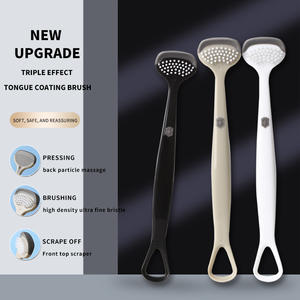 Cepillo Limpiador de Lengua Multifuncional y Económico, Raspador de Lengua de Silicona de Grado Alimenticio - Product Image 2