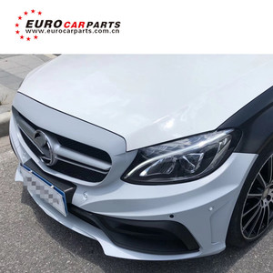 2019 classe C w205 C63 <span class=keywords><strong>pare</strong></span>-chocs avant pour W205 C200L C300 C63 haute qualité PP kit carrosserie 2014 à 2019 année - Product Image 2