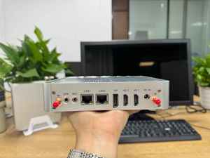 Mini PC sin ventilador Intel N95 3,4 Ghz 2HD-MI 2LAN RJ45 8USB puertos DDR4 RAM compatible con <span class=keywords><strong>Windows</strong></span> 11 Pro OS para oficina para uso en laboratorio de computación - Product Image 4