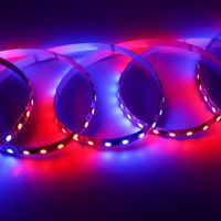Tira de Luces LED RGB/GRBW Direccionables por USB, 12V/24V, Flexible, IP67 Impermeable, Programable, ArtNet/Control por Voz, Regulable