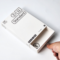 Emballage de boîte à tiroirs en papier blanc personnalisé avec impression de logo et accessoires d'emballage