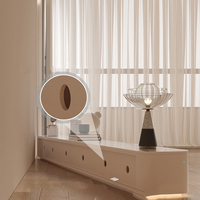 Ensemble Moderne de Luxe pour Salon : Meuble TV en Bois, Table Basse et Unité Murale