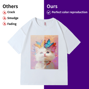 กระดาษซับลิเมชั่นแบบม้วน แห้งเร็ว ขนาด 44 นิ้ว 160 ซม. 29 กรัม 35 กรัม 70 กรัม 100 กรัม กระดาษถ่ายโอนความร้อนสำหรับเครื่องพิมพ์ดิจิทัล อัตราการถ่ายโอนสูง - Product Image 3