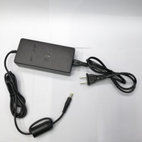 Catu daya pengisi daya adaptor AC hitam colokan UE AS untuk Sony PlayStation 2 untuk PS2 70000 Output DC 8.5V adaptor