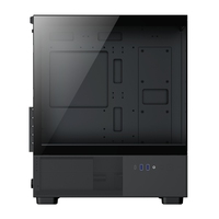 Casing PC Gaming M-ATX untuk Komputer Rakitan dengan Panel Samping TG, Pasokan Komponen Komputer dalam Jumlah Besar untuk Motherboard MATX