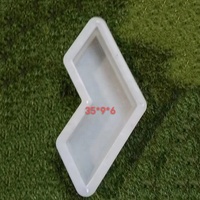 Moule de brique de plancher en plastique, moule de brique d'injection en plastique, moules décoratifs pour béton