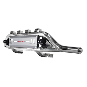 Parachoques Delantero de Acero Inoxidable y Acero Negro y Plateado 4x4 con Orificios para Luces para Toyota Ford Nissan Navara <span class=keywords><strong>Chevrolet</strong></span> - Product Image 3