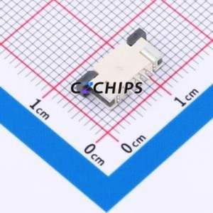 CAX-AFA07-05XCB-H2.5 FFC/FPC Connector SMD,P=1mm,Horizontal Mount Connector Drawer Type Bottom Contact 5P 1mm - Product Image 2