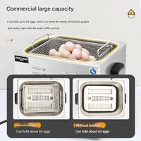 Machine commerciale DAWNTECH en acier inoxydable pour œufs chauds, équipement de préparation de snacks aux œufs de source, contrôle automatique de la température constante