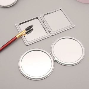 Espejo de Bolsillo Plegable Personalizado con Logotipo, Impresión Personalizada, Venta al por Mayor, Económico, Portátil, Blanco, Doble Cara, con Dibujos Animados - Product Image 4
