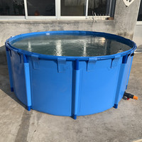 Réservoirs à Poissons Biofloc Ronds Pliables Durables Personnalisés en Bâche pour l'Aquaculture – Usine LVJU Cherche Partenaires