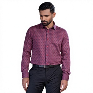 Chemises de travail décontractées pour hommes en polyester/coton, anti-plis, anti-boulochage, respirantes, séchage rapide, tissu tissé 280g, collection automne - Product Image 3