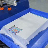 Nouvelle machine de prétraitement DTG automatique pour t-shirts en coton et résine, configuration rotative, AC 220V, garantie 1 an