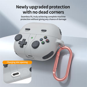 Funda Protectora de Silicona Suave con Gancho para Auriculares <span class=keywords><strong>Samsung</strong></span> Galaxy Buds3 2 / Pro / Buds3 EF / Buds Live, Diseño de Dibujos Animados 3D - Product Image 3