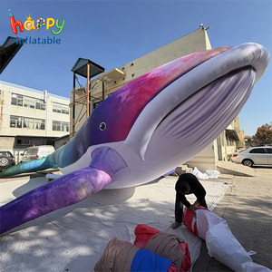 <span class=keywords><strong>Baleine</strong></span> gonflable géante de 10 m à dégradé de couleurs, modèle suspendu pour parcs à thème océaniques, centres commerciaux, expositions et publicité - Product Image 2