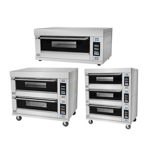 Horno Eléctrico Industrial para Panaderí<span class=keywords><strong>a</strong></span>, 3 Niveles, 9 Bandejas, 380V, con Pantalla Táctil y Controlador PID - Product Image 3