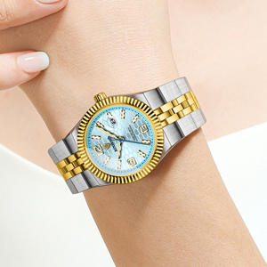 Nouvelle tendance, montre pour femme BINBOND en acier inoxydable, boîtier de 10 mm, étanche, style décontracté et professionnel, nouvelle mode, montre à quartz lumineuse - Product Image 2