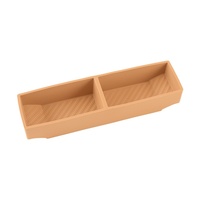 Boîte de rangement en silicone pour accessoires intérieurs de véhicule, compatible avec les écrans ICAUR V27.