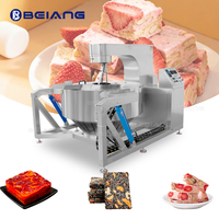 Professionele automatische planetaire mengpan, commerciële kookmachine, gejackete ketel voor de verwerking van chilisaus en bonenpasta