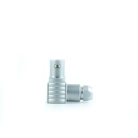 Conector Coaxial Circular de Media Luna de la Serie TT S, Multipolar, Macho/Hembra, Recto/Angular de 90 Grados, Rango de Temperatura de -50°C a 200°C